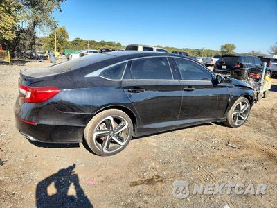 Trzecie zdjęcie samochodu z tyłu: 2021 HONDA ACCORD SPORT VIN:1HGCV1F38MA005082 - miniatura