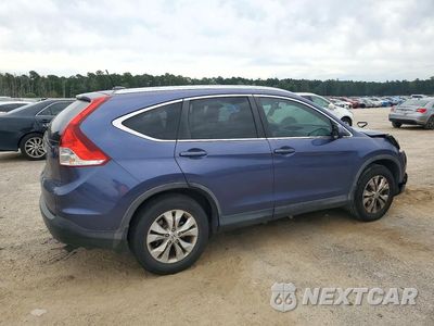 Trzecie zdjęcie samochodu z tyłu: 2013 HONDA CR-V EXL VIN:5J6RM3H7XDL008345 - miniatura