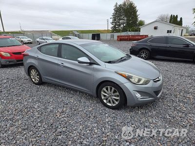 Czwarte zdjęcie samochodu z boku: 2014 HYUNDAI ELANTRA SE VIN:KMHDH4AE1EU155213 - miniatura