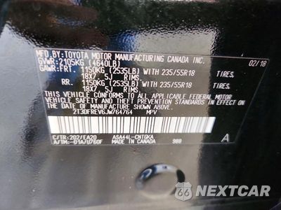 Zdjęcie 13 z 13 samochodu: 2018 TOYOTA RAV4 LIMITED VIN:2T3DFREV6JW764764 - miniatura