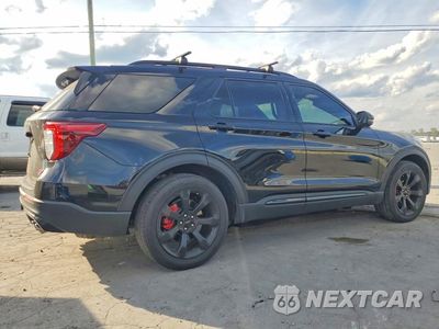 Trzecie zdjęcie samochodu z tyłu: 2022 FORD EXPLORER ST VIN:1FM5K8GC4NGB97764 - miniatura
