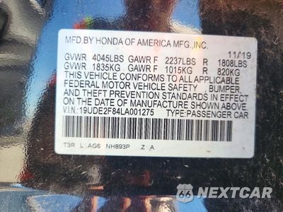 Zdjęcie 12 z 12 samochodu: 2020 ACURA ILX PREMIUM A-SPEC VIN:19UDE2F84LA001275 - miniatura