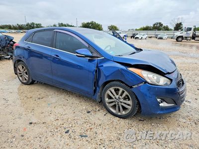 Czwarte zdjęcie samochodu z boku: 2016 HYUNDAI ELANTRA GT BASE VIN:KMHD35LH5GU265762 - miniatura