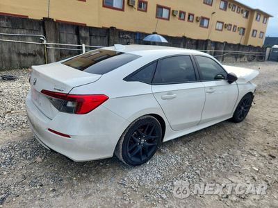 Trzecie zdjęcie samochodu z tyłu: 2022 HONDA CIVIC SPORT VIN:2HGFE2F53NH607203 - miniatura