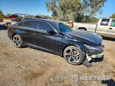 Czwarte zdjęcie samochodu z boku: 2021 HONDA ACCORD SPORT VIN:1HGCV1F38MA005082 - miniatura