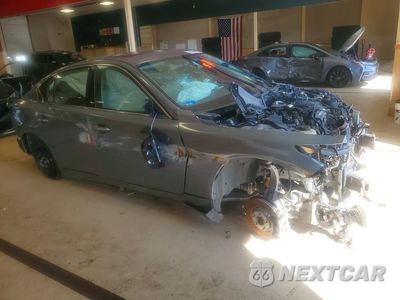 Czwarte zdjęcie samochodu z boku: 2016 INFINITI Q50 2.0T PREMIUM VIN:JN1CV7AP2GM201861 - miniatura