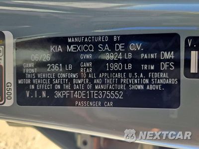 Zdjęcie 12 z 12 samochodu: 2026 KIA K4 LXS VIN:3KPFT4DE1TE375552 - miniatura