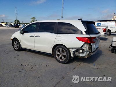 Drugie zdjęcie samochodu z przodu: 2019 HONDA ODYSSEY EXL VIN:5FNRL6H74KB051962 - miniatura