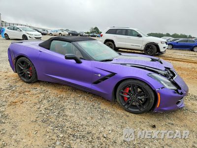 Czwarte zdjęcie samochodu z boku: 2014 CHEVROLET CORVETTE STINGRAY Z51 3LT VIN:1G1YM3D79E5120110 - miniatura