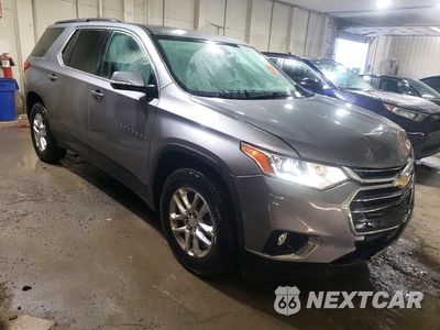 Czwarte zdjęcie samochodu z boku: 2019 CHEVROLET TRAVERSE LT VIN:1GNERGKW1KJ208320 - miniatura