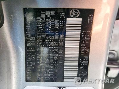Zdjęcie 13 z 13 samochodu: 2020 TOYOTA CAMRY SE VIN:4T1M11AK1LU879098 - miniatura