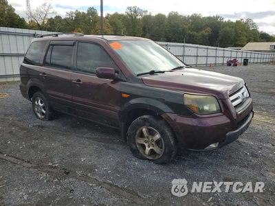Czwarte zdjęcie samochodu z boku: 2007 HONDA PILOT EXL VIN:2HKYF18697H537754 - miniatura