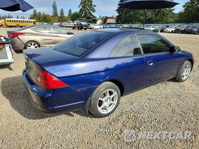 Trzecie zdjęcie samochodu z tyłu: 2003 HONDA CIVIC EX VIN:1HGEM219X3L000739 - miniatura