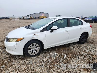 2012 HONDA CIVIC LX 2HGFB2F57CH570906 - główne zdjęcie licytacji z USA - miniatura