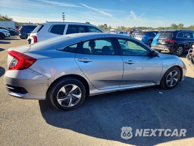 Trzecie zdjęcie samochodu z tyłu: 2019 HONDA CIVIC LX VIN:2HGFC2F66KH546763 - miniatura