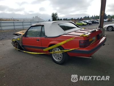 Drugie zdjęcie samochodu z przodu: 1986 FORD MUSTANG LX VIN:1FABP27M1GF201931 - miniatura