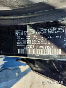 Zdjęcie 12 z 12 samochodu: 2004 BMW X3 2.5I VIN:WBXPA73474WB28067 - miniatura
