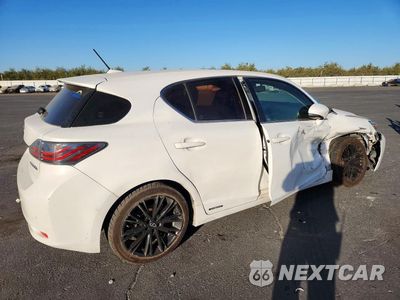 Trzecie zdjęcie samochodu z tyłu: 2013 LEXUS CT 200 VIN:JTHKD5BH6D2141452 - miniatura