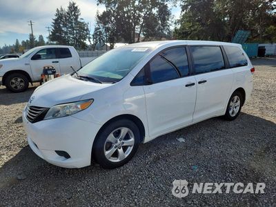 2012 TOYOTA SIENNA BASE 7-PASSENGER 5TDZK3DC4CS278974 - główne zdjęcie licytacji z USA - miniatura