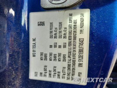 Zdjęcie 12 z 12 samochodu: 2020 TESLA MODEL 3 VIN:5YJ3E1EB8LF745423 - miniatura