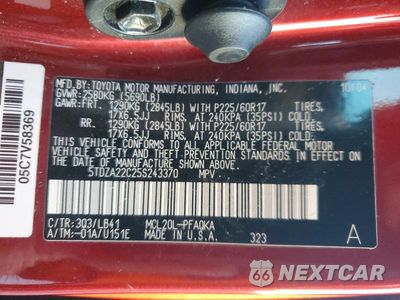 Zdjęcie 13 z 13 samochodu: 2005 TOYOTA SIENNA XLE 7 PASSENGER VIN:5TDZA22C25S243370 - miniatura