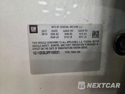 Zdjęcie 12 z 12 samochodu: 2015 CHEVROLET MALIBU 2LT VIN:1G11D5SL3FF156531 - miniatura