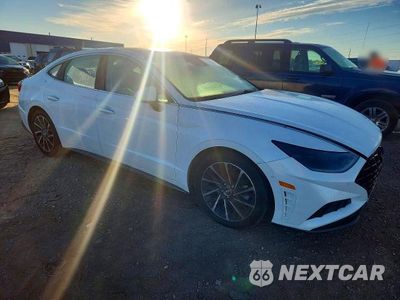 Czwarte zdjęcie samochodu z boku: 2020 HYUNDAI SONATA LIMITED VIN:5NPEH4J21LH033618 - miniatura