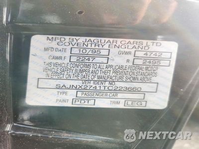 Zdjęcie 12 z 12 samochodu: 1996 JAGUAR XJS 2+2 VIN:SAJNX2741TC223660 - miniatura
