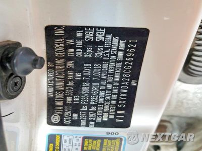 Zdjęcie 13 z 13 samochodu: 2012 KIA SORENTO SX VIN:5XYKWDA28CG269621 - miniatura
