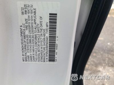 Zdjęcie 13 z 13 samochodu: 2023 HONDA ODYSSEY TOURING VIN:5FNRL6H89PB009481 - miniatura