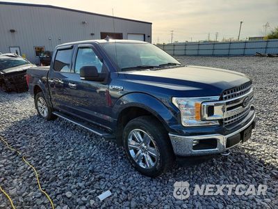 Czwarte zdjęcie samochodu z boku: 2018 FORD F150 SUPERCREW VIN:1FTEW1EP3JFE02514 - miniatura