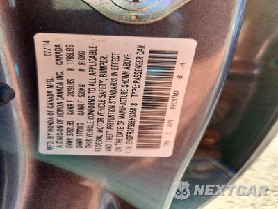 Zdjęcie 12 z 12 samochodu: 2014 HONDA CIVIC EXL VIN:2HGFB2F98EH536818 - miniatura