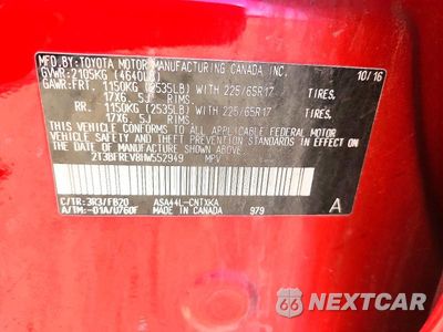 Zdjęcie 13 z 13 samochodu: 2017 TOYOTA RAV4 LE VIN:2T3BFREV8HW552949 - miniatura