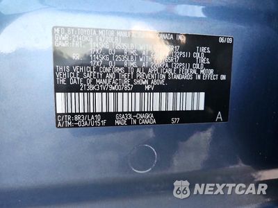 Zdjęcie 13 z 13 samochodu: 2009 TOYOTA RAV4 LIMITED VIN:2T3BK31V79W007857 - miniatura
