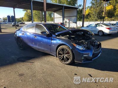 Czwarte zdjęcie samochodu z boku: 2018 INFINITI Q50 3.0T SPORT VIN:JN1EV7AR4JM437249 - miniatura