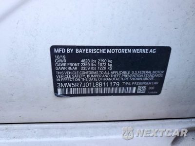 Zdjęcie 12 z 12 samochodu: 2020 BMW 330XI VIN:3MW5R7J01L8B11179 - miniatura