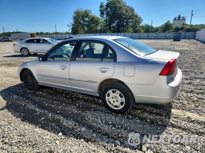 Drugie zdjęcie samochodu z przodu: 2002 HONDA CIVIC LX VIN:1HGES15582L000633 - miniatura