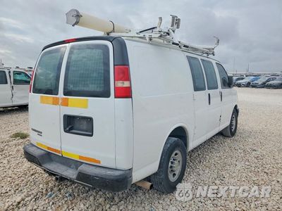 Trzecie zdjęcie samochodu z tyłu: 2013 CHEVROLET EXPRESS G2500 VIN:1GCWGFCA4D1903202 - miniatura