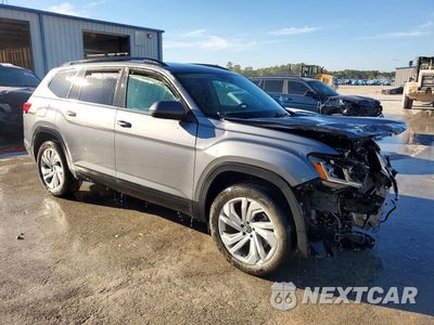 Czwarte zdjęcie samochodu z boku: 2023 VOLKSWAGEN ATLAS SE VIN:1V2KR2CA0PC521791 - miniatura
