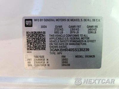 Zdjęcie 14 z 14 samochodu: 2025 CHEVROLET BLAZER 2LT VIN:3GNKBHR40SS130239 - miniatura