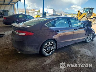 Trzecie zdjęcie samochodu z tyłu: 2017 FORD FUSION TITANIUM PHEV VIN:3FA6P0SU0HR187733 - miniatura