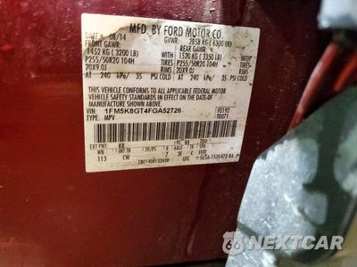 Zdjęcie 13 z 13 samochodu: 2015 FORD EXPLORER SPORT VIN:1FM5K8GT4FGA52726 - miniatura