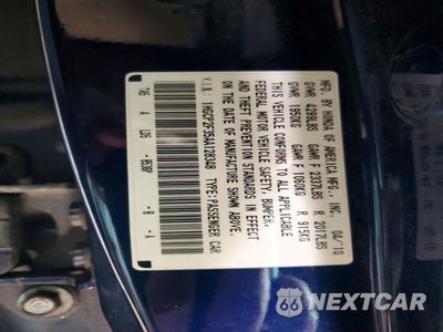 Zdjęcie 12 z 12 samochodu: 2010 HONDA ACCORD LX VIN:1HGCP2F35AA128348 - miniatura
