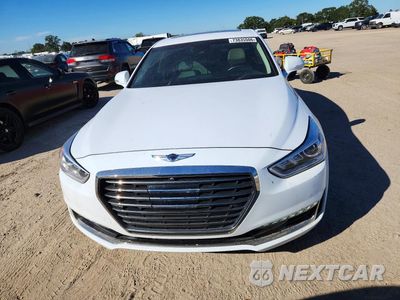 Piąte zdjęcie samochodu w środku: 2018 GENESIS G90 ULTIMATE VIN:KMHG54JH5JU039670 - miniatura
