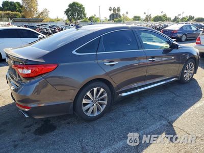 Trzecie zdjęcie samochodu z tyłu: 2015 HYUNDAI SONATA SPORT VIN:5NPE34AF5FH128933 - miniatura
