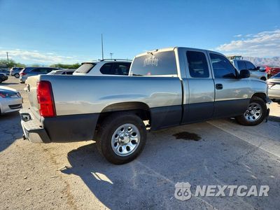 Trzecie zdjęcie samochodu z tyłu: 2003 CHEVROLET SILVERADO C1500 VIN:2GCEC19V531329142 - miniatura