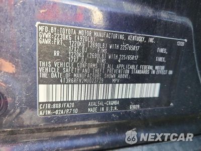Zdjęcie 13 z 13 samochodu: 2021 TOYOTA RAV4 HYBRID XLE VIN:4T3R6RFV2MU023729 - miniatura
