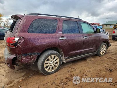 Trzecie zdjęcie samochodu z tyłu: 2010 TOYOTA SEQUOIA PLATINUM VIN:5TDDW5G11AS026357 - miniatura