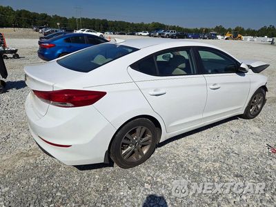 Trzecie zdjęcie samochodu z tyłu: 2018 HYUNDAI ELANTRA SEL VIN:5NPD84LF4JH262402 - miniatura