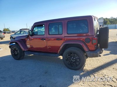 Drugie zdjęcie samochodu z przodu: 2021 JEEP WRANGLER UNLIMITED SAHARA 4XE VIN:1C4JJXP64MW658458 - miniatura